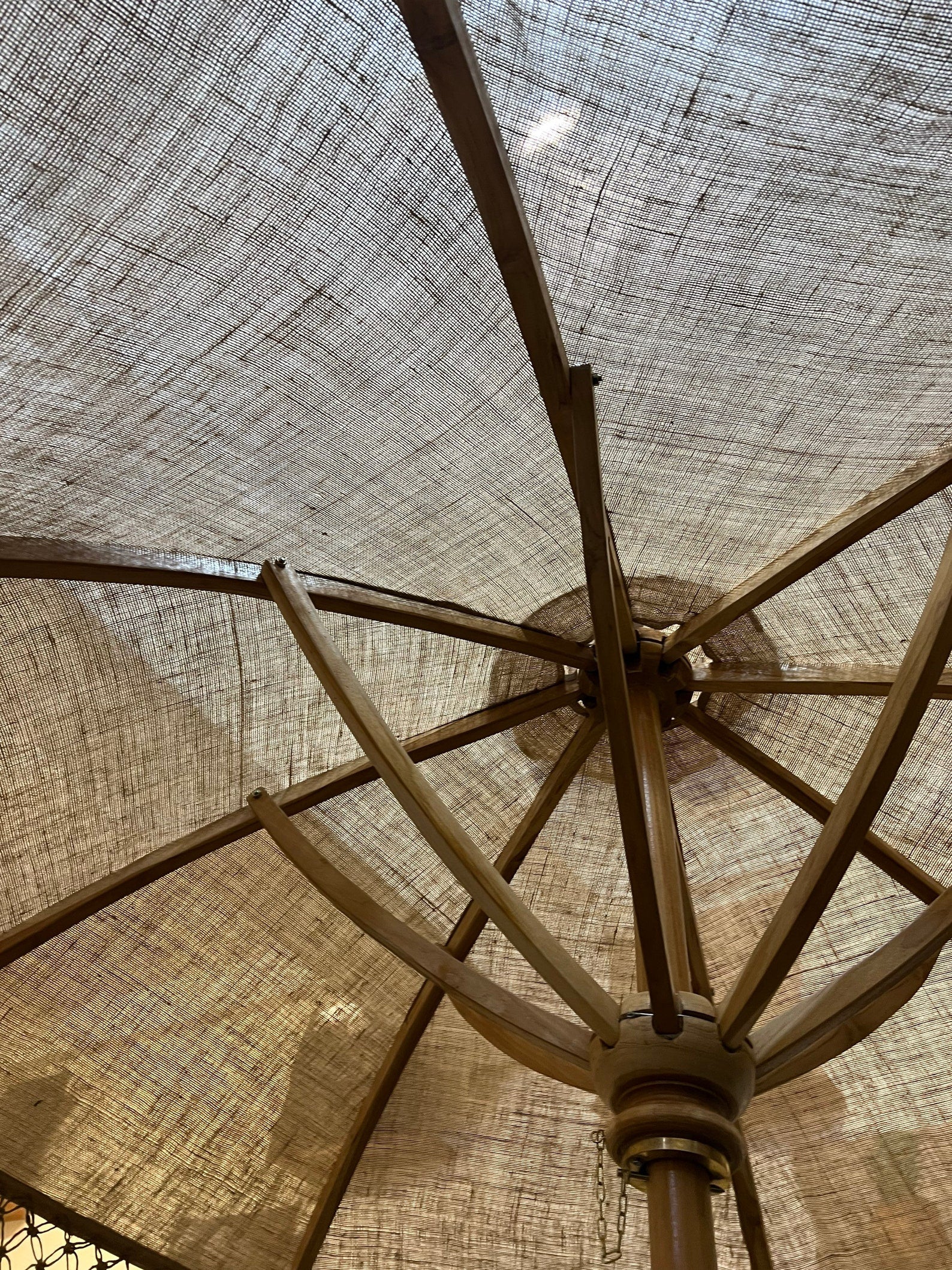 Jute Woven Garden Umbrella
