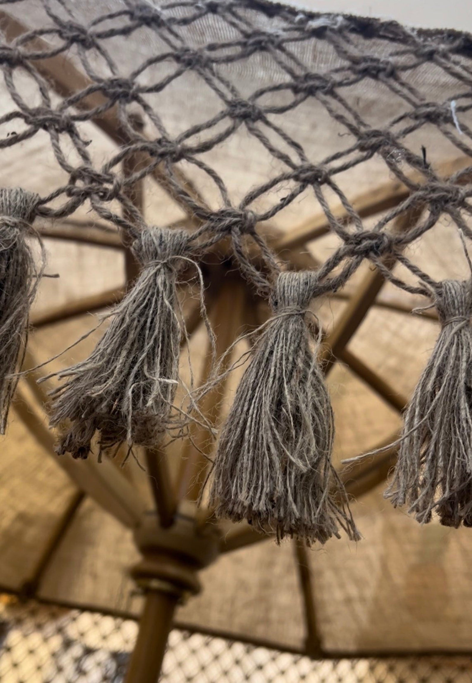 Jute Woven Garden Umbrella