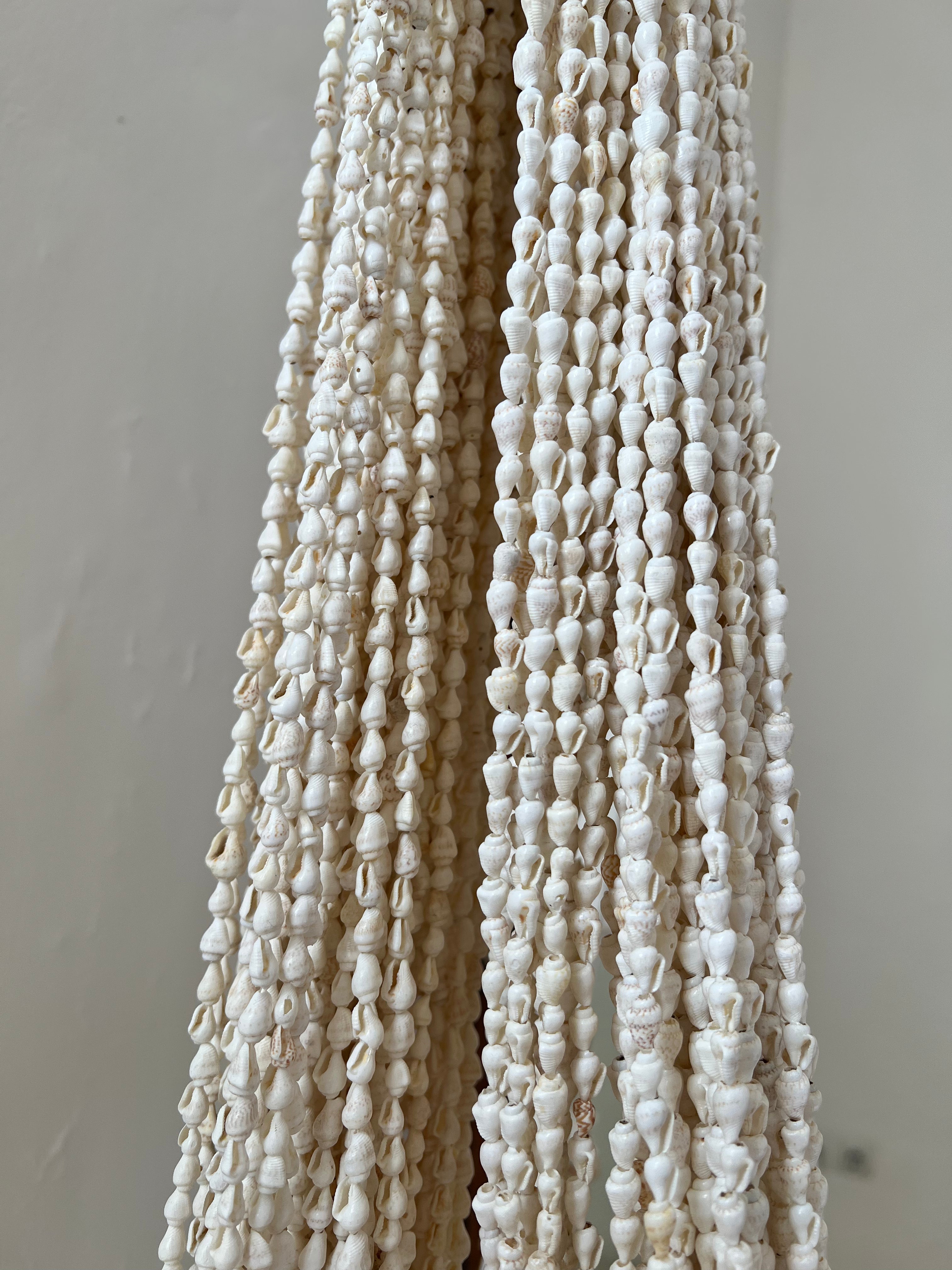 Dainty Ivory Mini Shell Curtain Strands