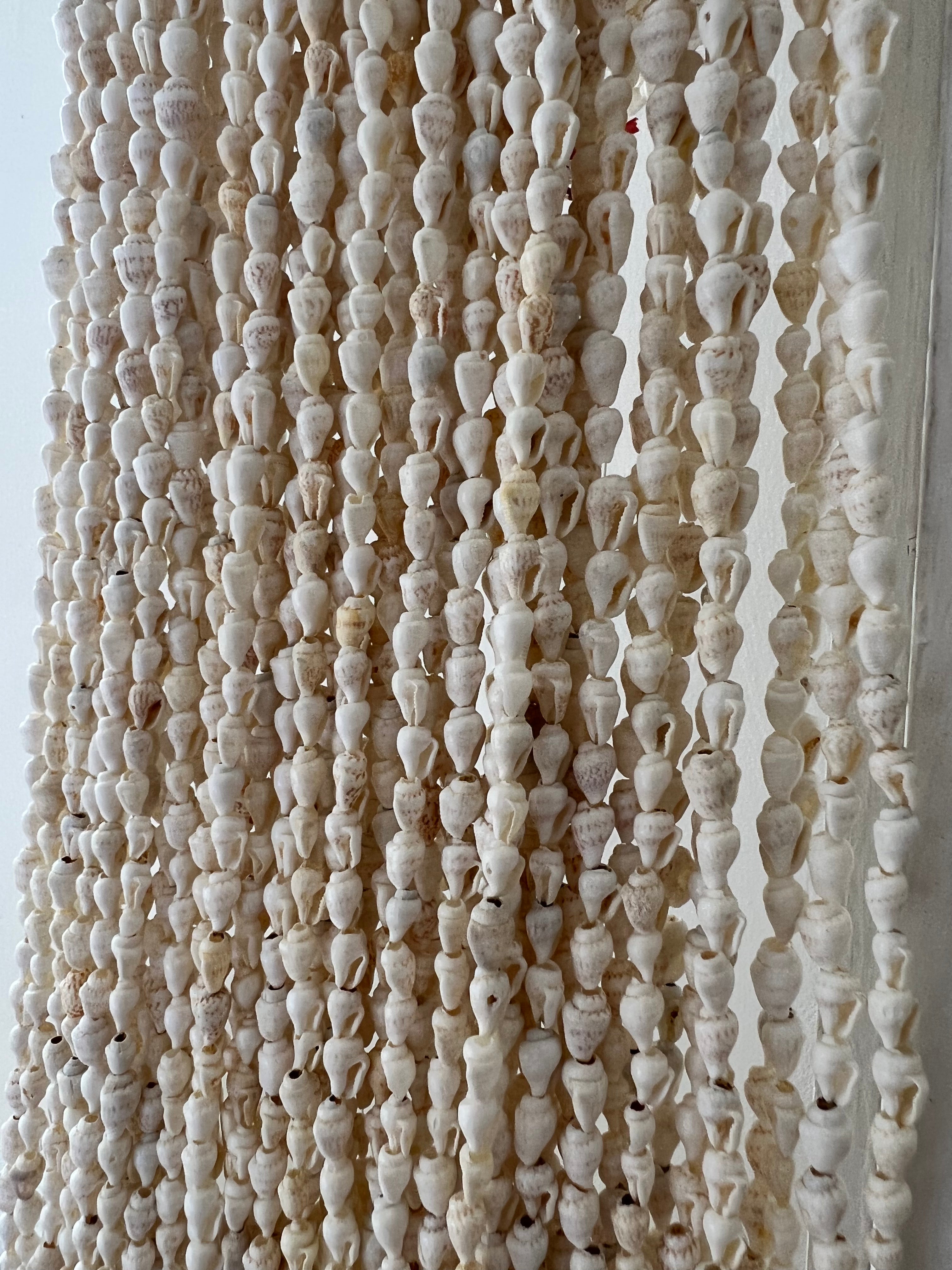 Dainty Ivory Mini Shell Curtain Strands