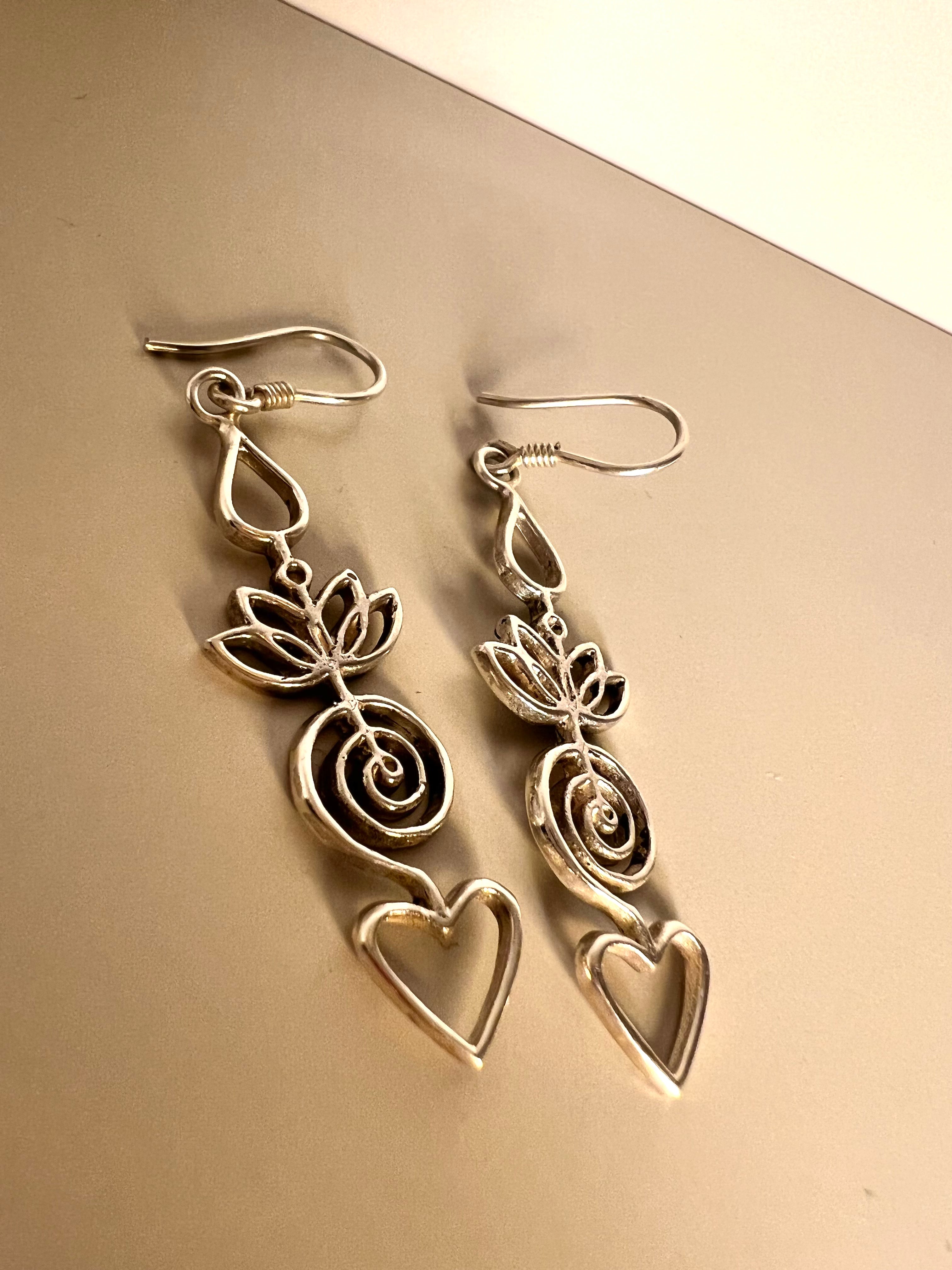 Ho'oponopono Earrings in Sterling Silver