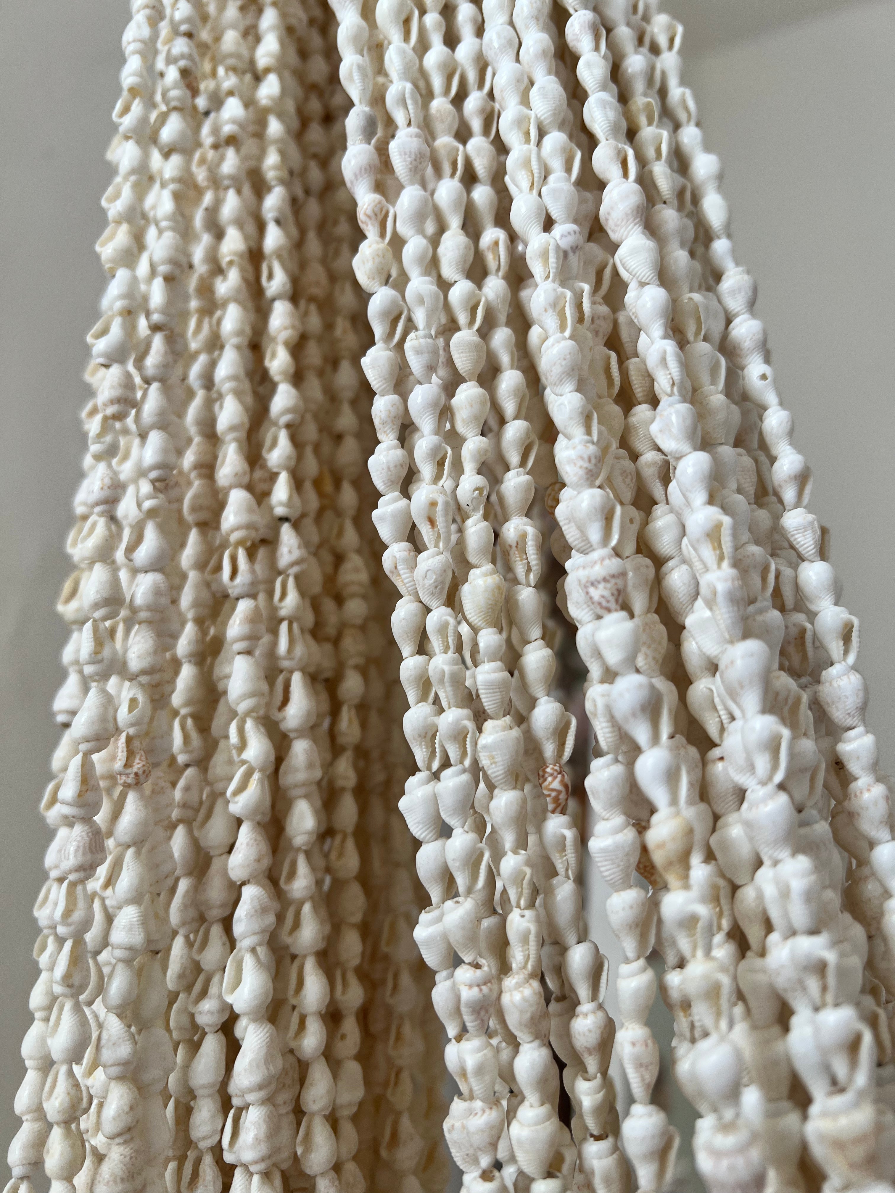Dainty Ivory Mini Shell Curtain Strands