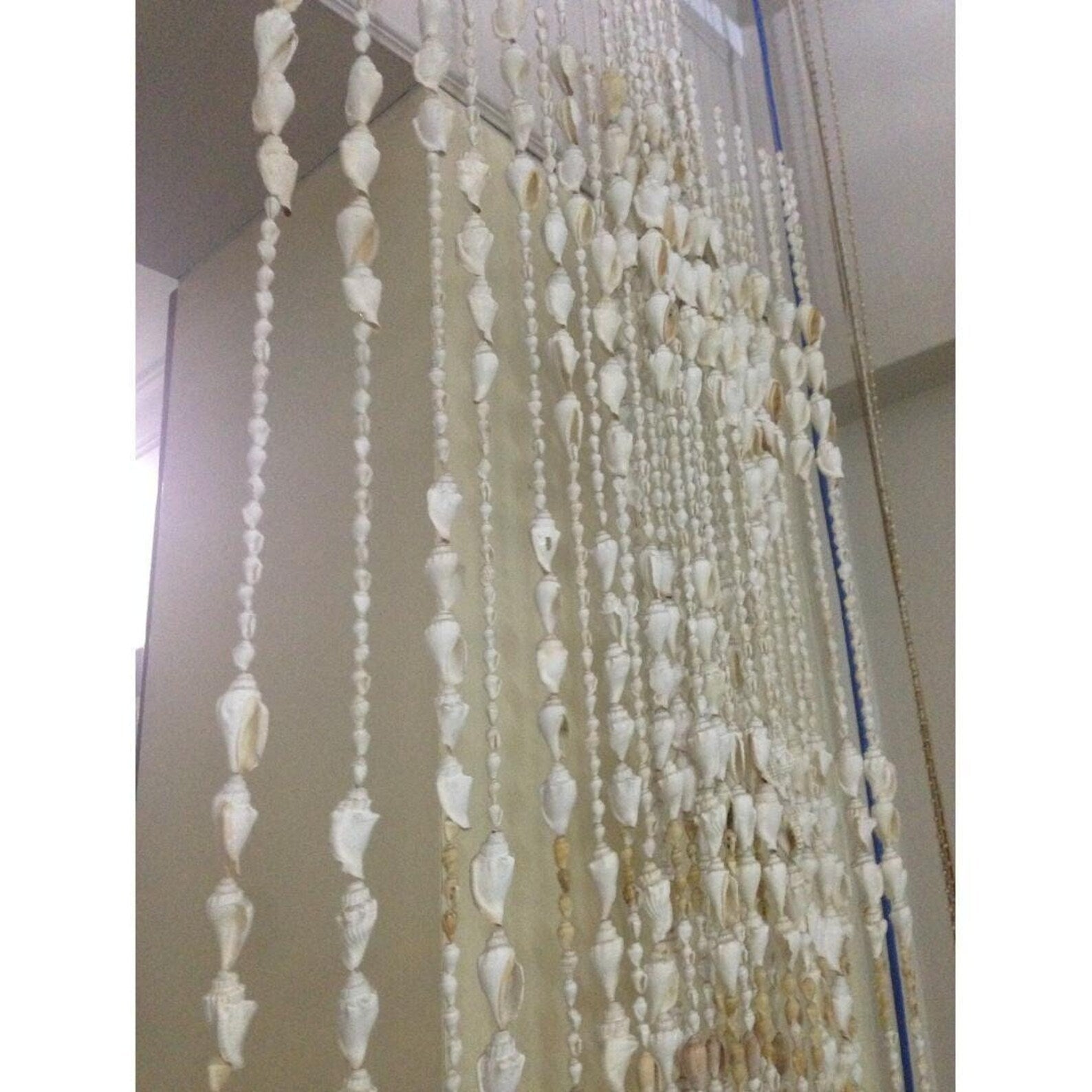 Ivory Shell Curtain Strands