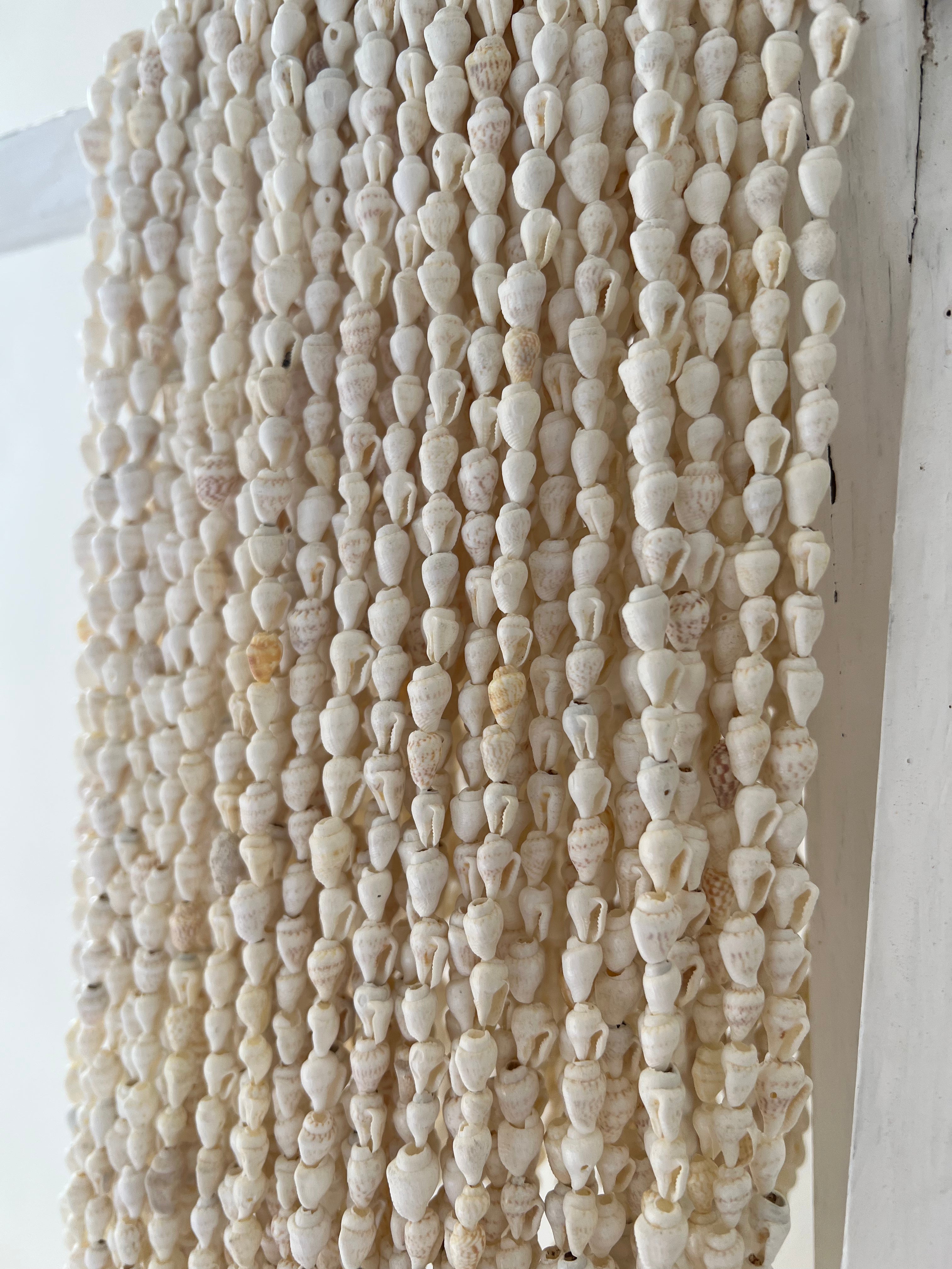 Dainty Ivory Mini Shell Curtain Strands